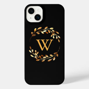 Goldel Floral Monogram iPhone 14 Plus Case