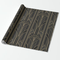 Golden20s Art Deco - Asphalt Black