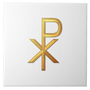 Golden "3-D" Chiro Tile