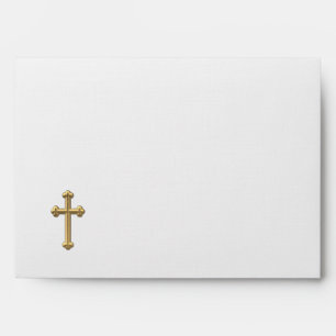 Golden "3-D" Cross 2 Envelopes