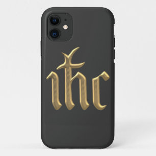 Golden "3-D" IHC Christogram iPhone 11 Case