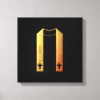 Golden "3-D" Liturgical Stole