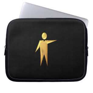 Golden "3-D" Priest/Minister 2 Laptop Sleeve