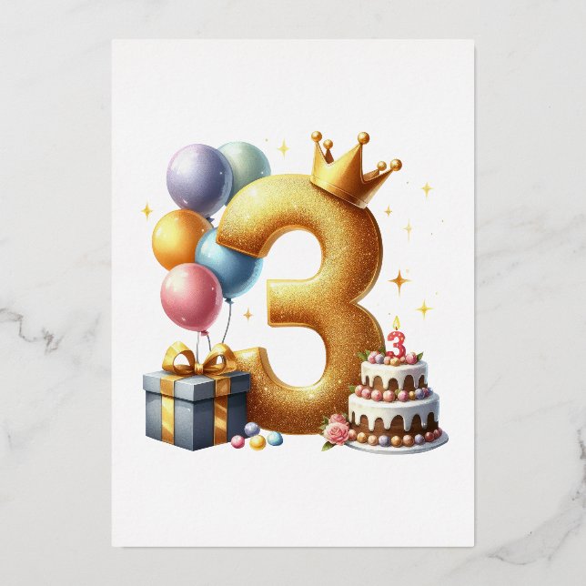 Golden 3rd Birthday (Front)