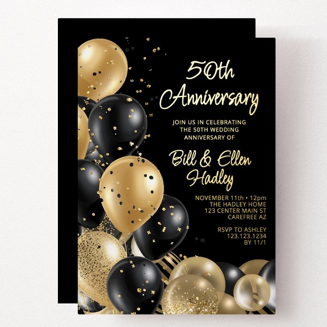 Golden 50th Wedding Anniversary (Creator Uploaded)