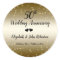 Golden 50th Wedding Anniversary Confetti Elegant