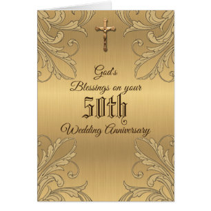 Golden 50th Wedding Anniversary Marriage Prayer