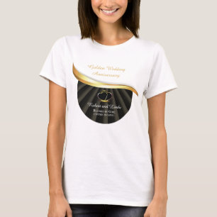 Golden 50th Wedding Religious Anniversary  T-Shirt