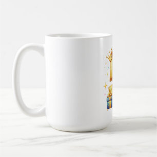 Golden 5th Birthday Coffee Mug