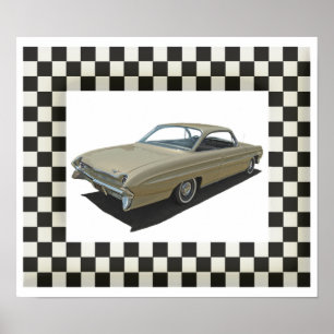 Golden 61 Oldsmobile Poster
