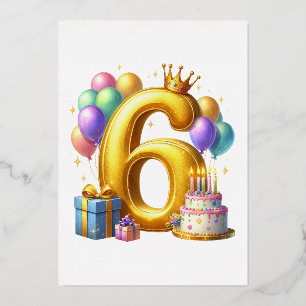 Golden 6th Birthday