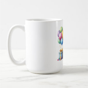Golden 7th Birthday Coffee Mug