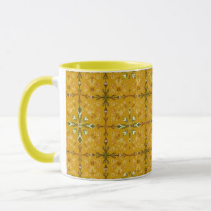 Golden Abstract Coffee Mug