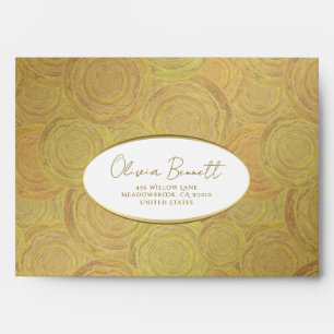 Golden Abstract Envelope