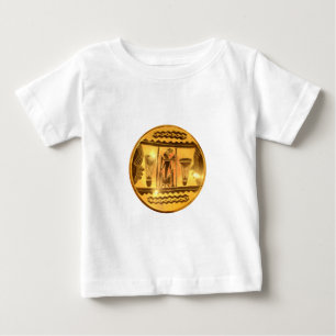 Golden African Ethnic Art Print Design Baby T-Shirt