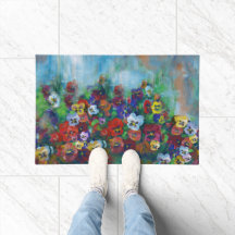 Golden Afternoon Pansies by Jason Street