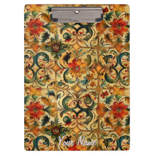 Golden Age Botanical Design Clipboard