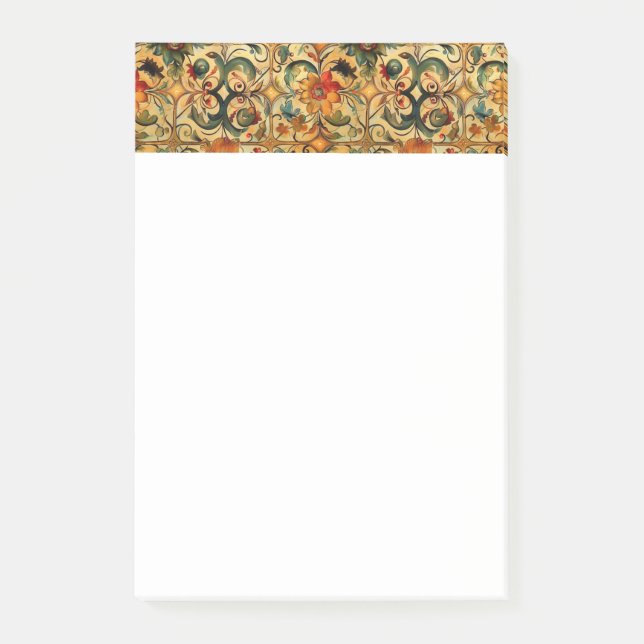 Golden Age Botanical Design  Post-it Notes (Front)