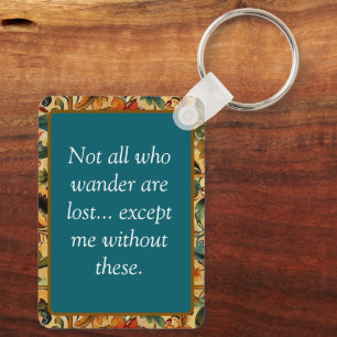 Golden Age Botanical Key Ring