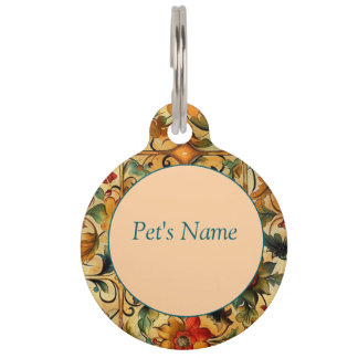 Golden Age Botanical  Pet Tag