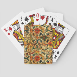 Golden Age Botanical Playing Cards