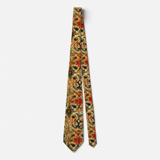 Golden Age Botanical  Tie (Front)