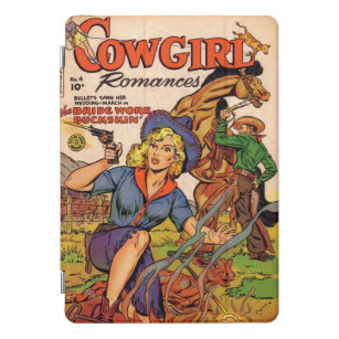 Golden Age “Cowgirl Romances” iPad cover