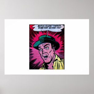 Golden age horror comics Vintage comics 1960s Poster