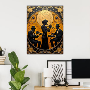 Golden Age Jazz Trio Poster