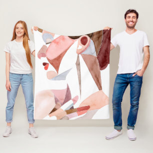 Golden Age Woman Fleece Blanket