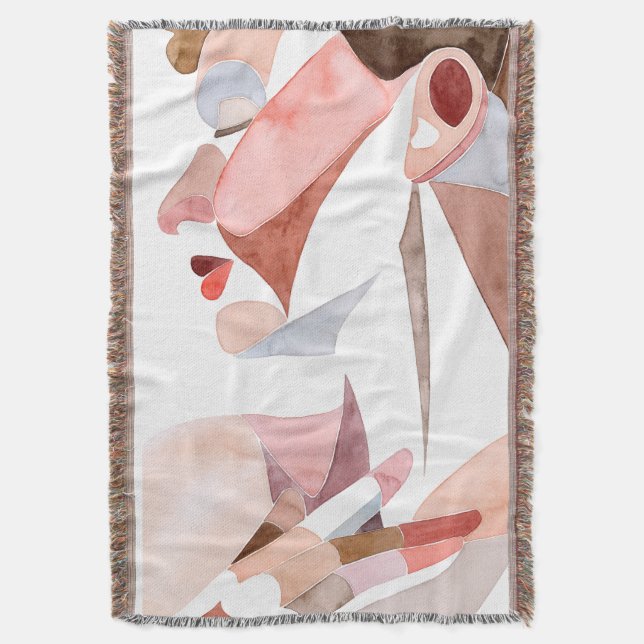 Golden Age Woman Throw Blanket (Front Vertical)