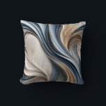 Golden Air - Soft Blue and Gold Flowing Abstract Cushion<br><div class="desc">Golden Air – Blue and Gold Abstract Throw Pillow Bring a sense of calm sophistication to your home with Golden Air, a blue and gold abstract throw pillow designed to elevate any room. The flowing pattern blends soft blue hues with beautiful golden accents, creating a modern decorative pillow that works...</div>