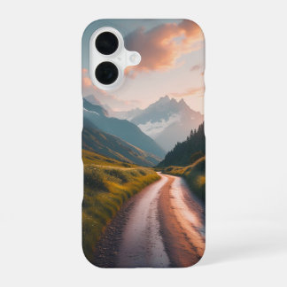 Golden Alpine Trail iPhone 16 Case