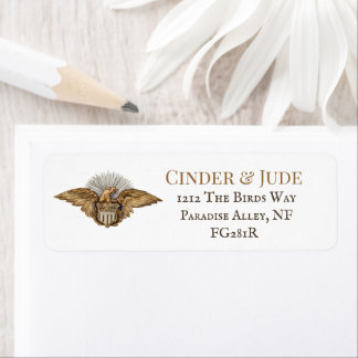 Golden American Eagle  Emblem