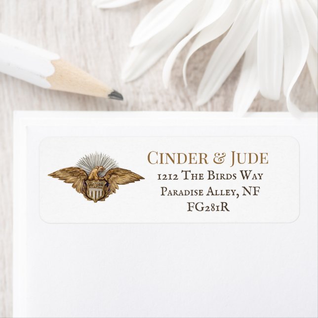 Golden American Eagle  Emblem (Insitu)