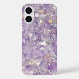 Golden Amethyst Shimmer iPhone 16 Case