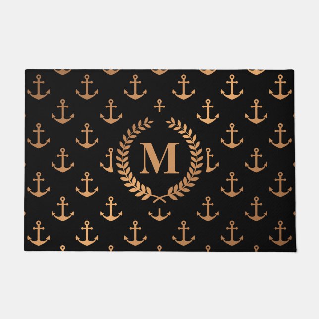 Golden Anchors Doormat (Front)