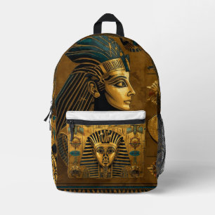 Golden Ancient Print Cut & Sew Bag