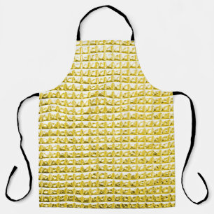 Golden and black glass surface.Golden surface.The  Apron