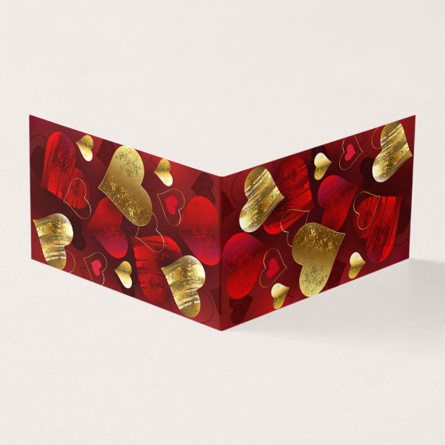 Golden and red valentines (Outside)