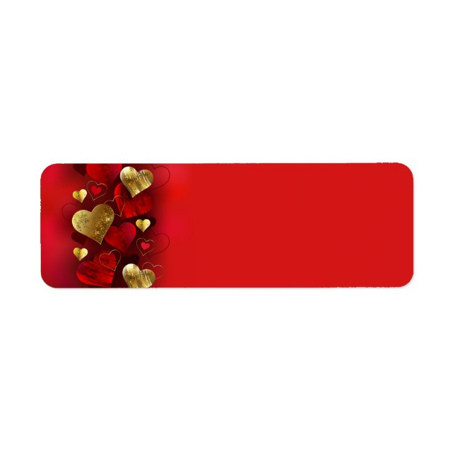 Golden and red valentines (Front)