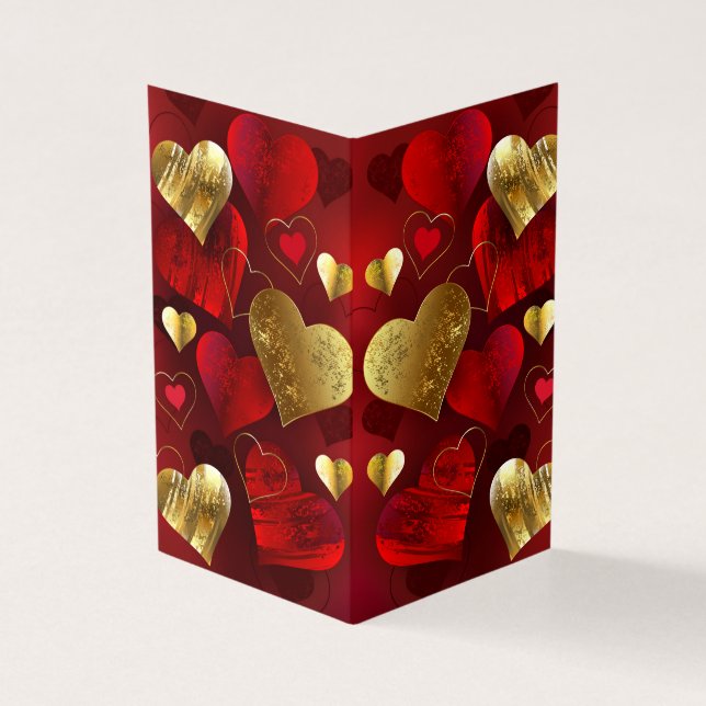Golden and red valentines (Outside)