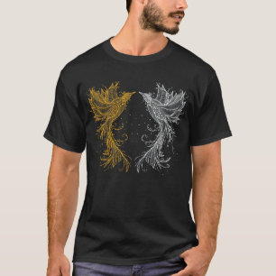 Golden and White Phoenix T-Shirt