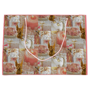 Golden Angel and Decorations Gift Bag