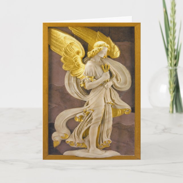 Golden Angel Holiday Card (Front)