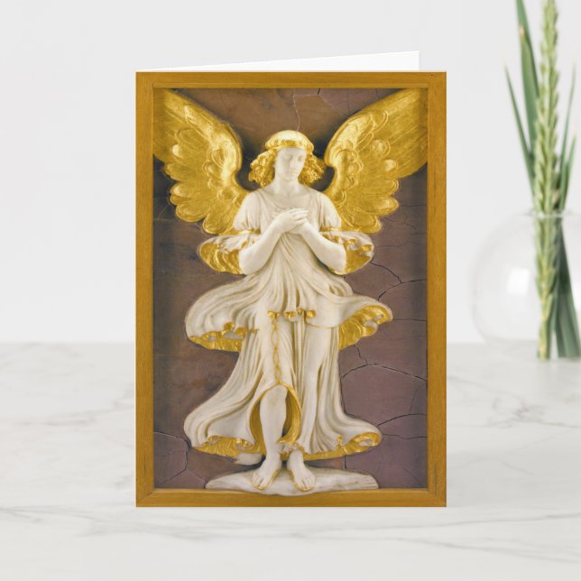 Golden Angel Holiday Card (Front)