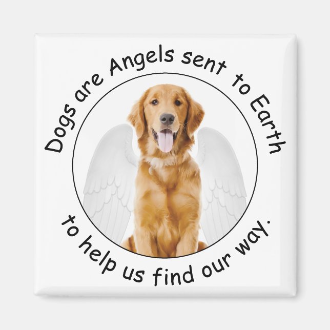 Golden Angel Magnet (Front)