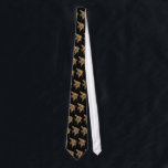 Golden Angelfish Tie<br><div class="desc">Painting of freshwater angelfish,  loved by aquarium keepers worldwide,  printed as a pattern on a great necktie. Illustration by Carolyn McFann of Two Purring Cats Studio.</div>