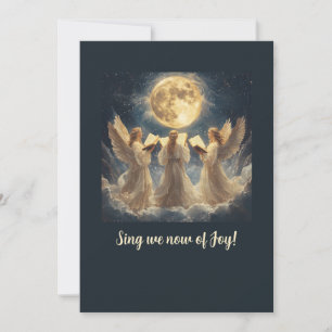Golden Angels Holiday Greeting Card