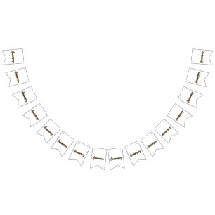 Golden Anniversary Bunting Banner